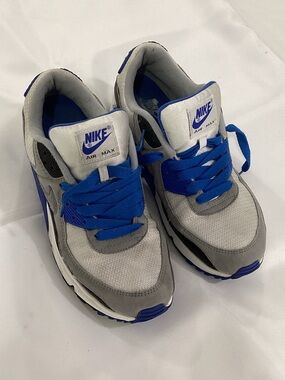 Nike mens Grey, Blue & White Sneakers